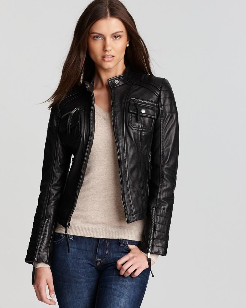 black leather jacket for girls | Gommap Blog