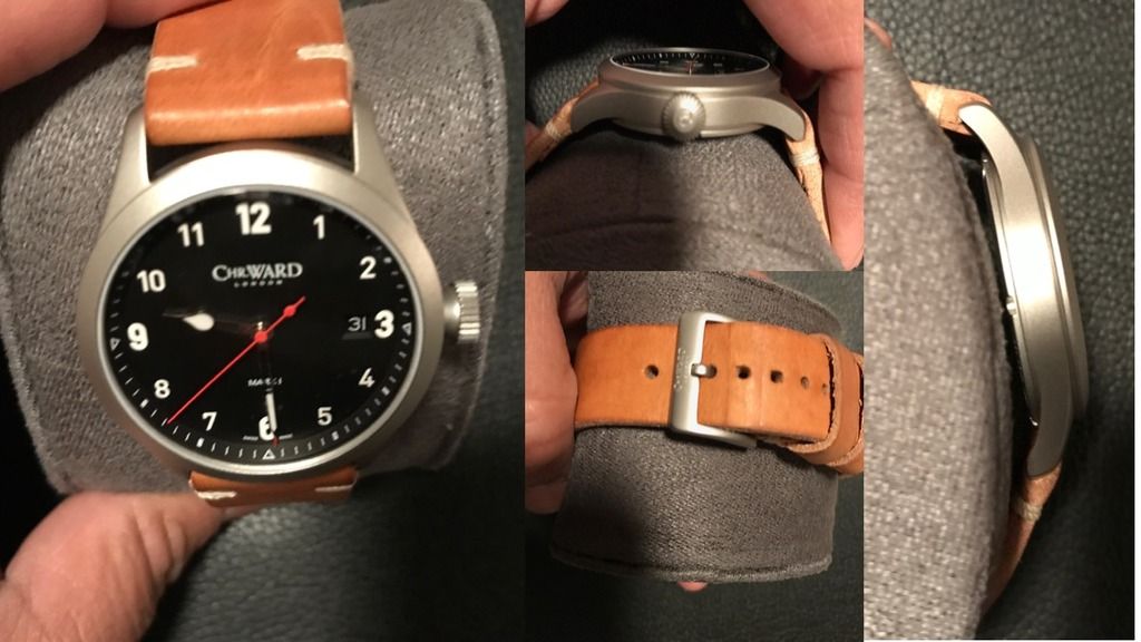 christopher ward c8 flyer 38mm quartz christopher ward c8 flyer pvd quartz