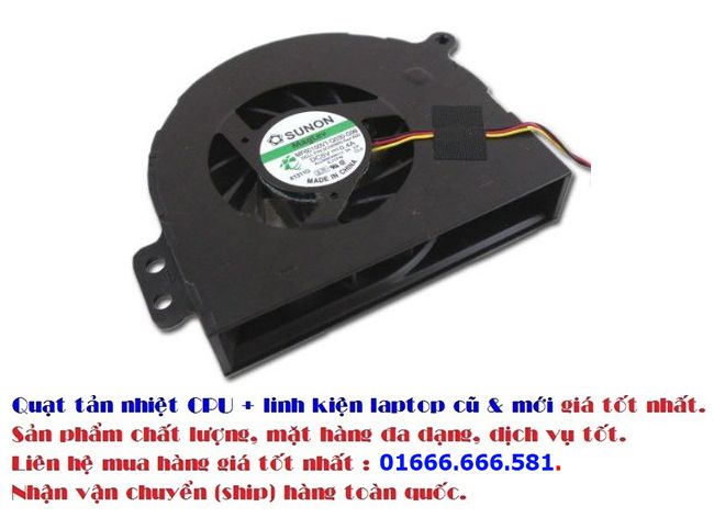 Bán quạt tản nhiệt CPU laptop (laptop CPU cooling fan) DELL: Inspiron 14R, 14RD, ... - 2