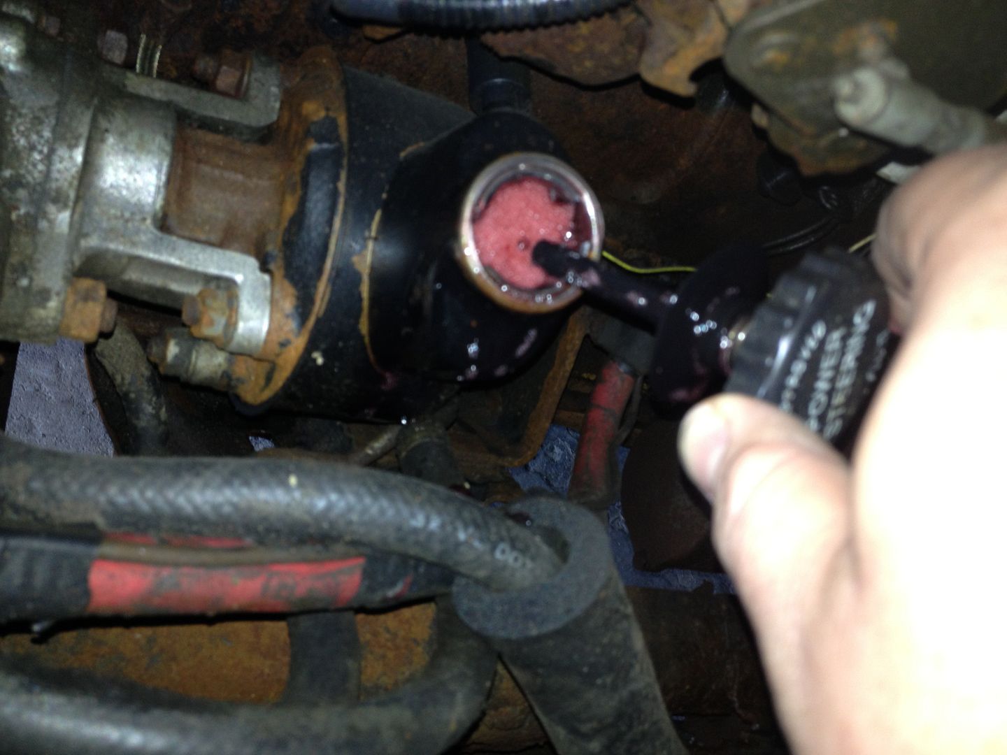 Puking power steering fluid Dodge Cummins Diesel Forum