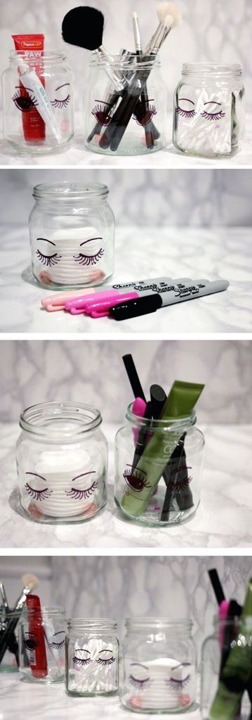 create your own brush jar