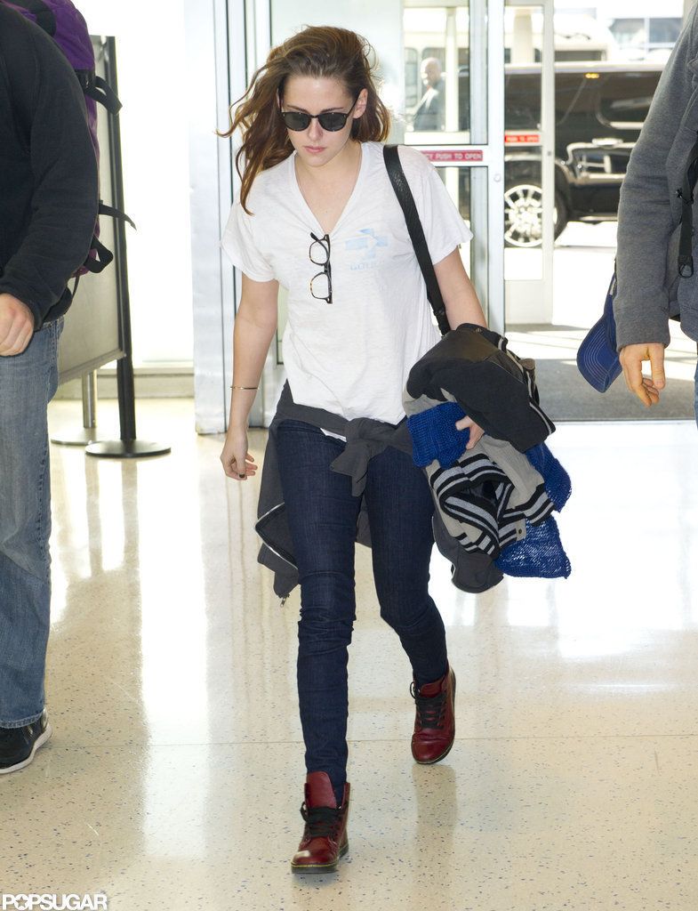 or this super casual look from our favorite kind of girl, Kristen Stewart