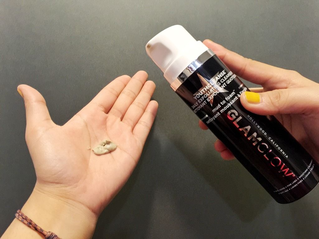 put 1-2 pumps onto your palm