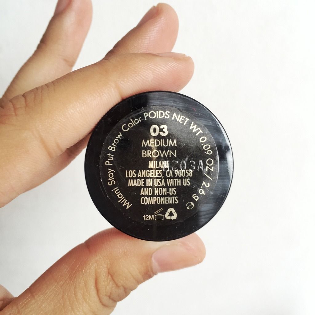 Milani Stay Put Brow Color Medium Brown