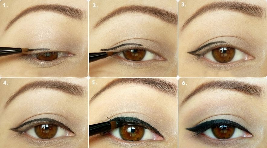 a simple wing eyeliner
