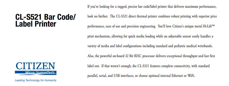 CL-S521