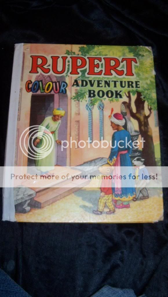 Vtg Rupert The Bear Colour Adventure Book HC Children's Illustrated Clown